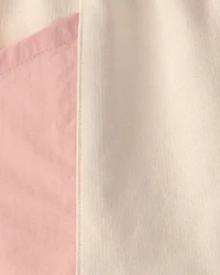 Toddler Girl French Terry Shorts - Pink/Ivory