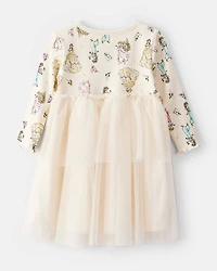 Baby Girl Disney Princess Long-Sleeve Tutu Dress