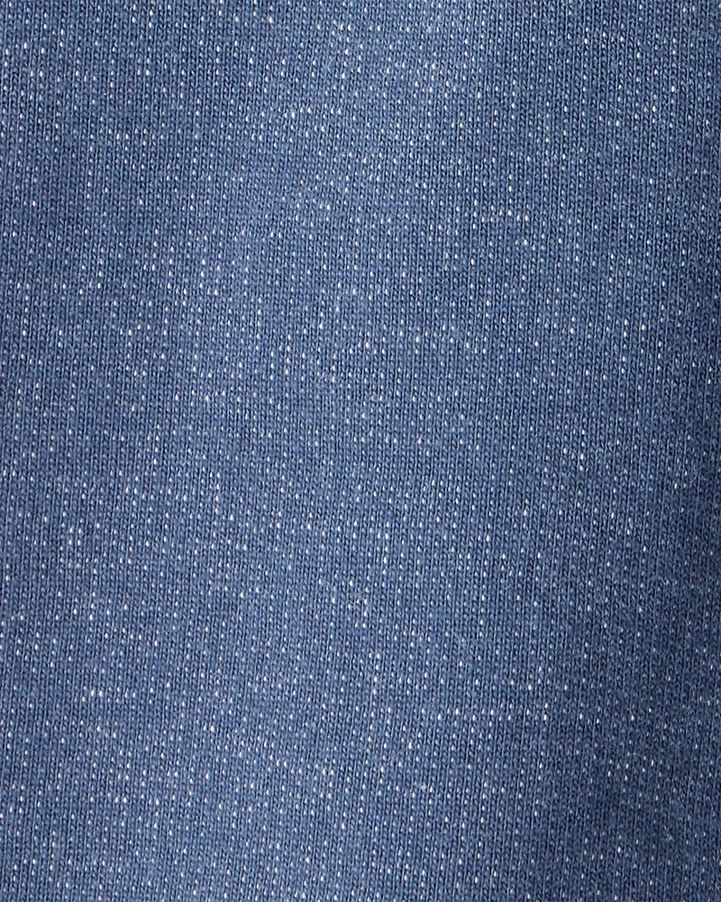 Baby Boy 100% Cotton Pull-On Pants - Blue