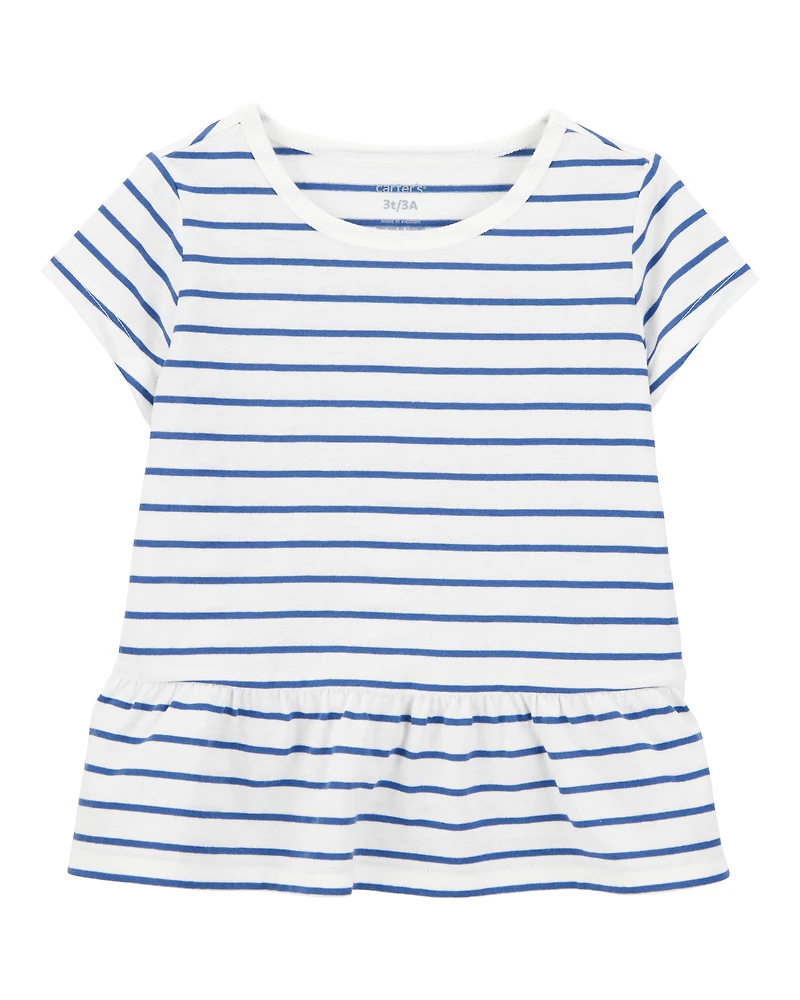 Baby Striped Short-Sleeve Tee