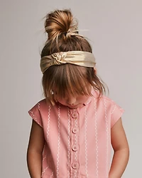 Toddler Girl Metallic Knotted Headband - Gold