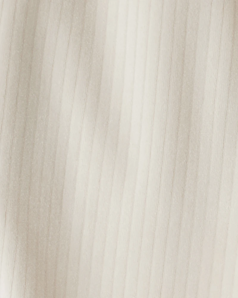 Toddler Girl Ribbed Flare Pants - Tan