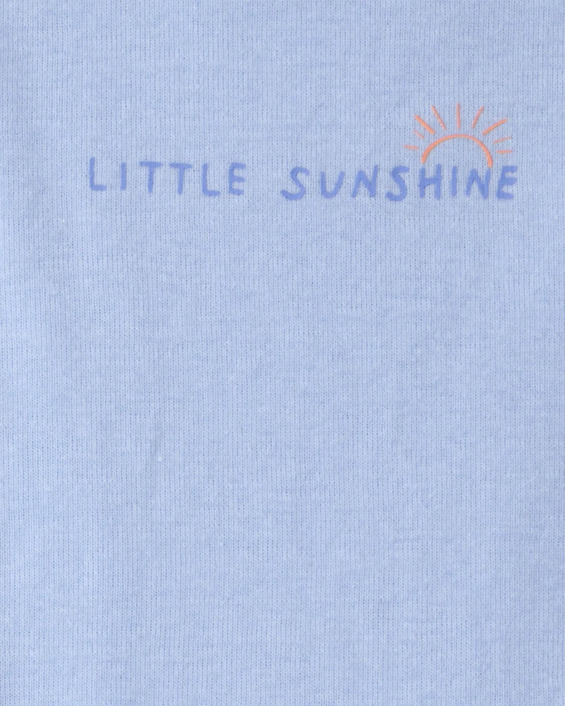 Baby 3-Pack Sunshine Sleeveless Multipack Bodysuits - Orange/Blue/Ivory