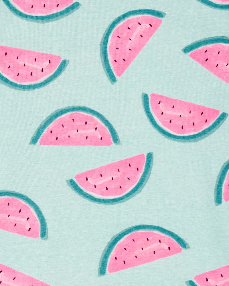Girls 2-Piece Watermelon 100% Snug Fit Cotton Pyjamas
