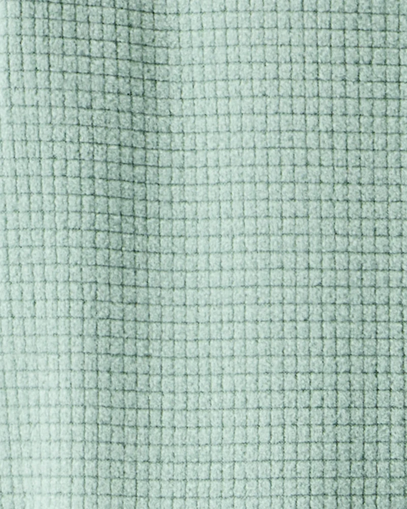 Baby Boy Loose Fit Long-Sleeve 2-Way Zip 1-Piece Pyjamas - Green