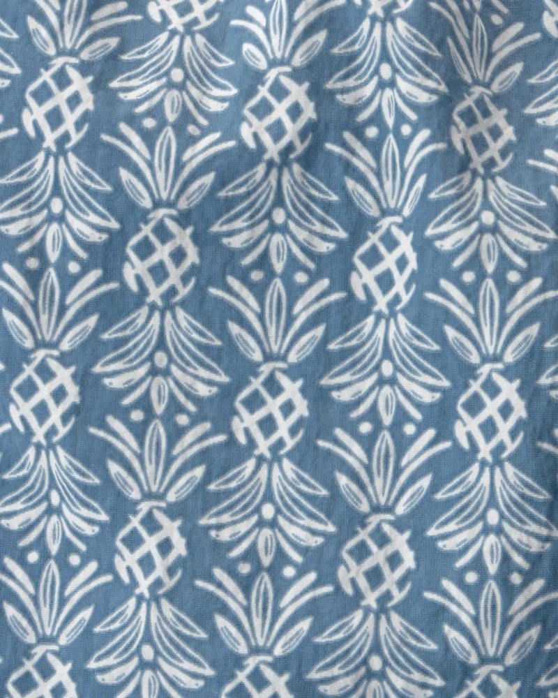 Toddler Boy Recycled Swim Trunks Bloom Lagoon Print