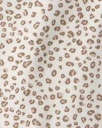 Baby Girl 3-Piece Cheetah Solid Top & Short Set - Brown