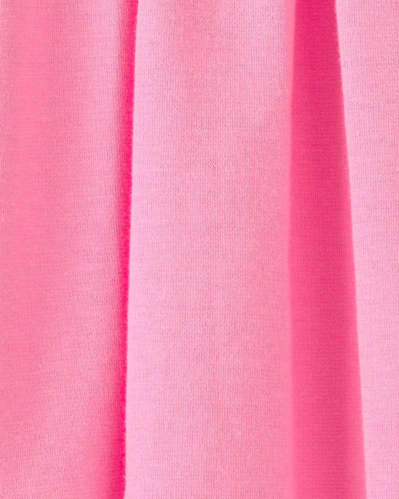 Baby Girl Pleated Tennis Dress - Pink