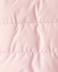 Toddler Hooded Puffer Jacket - Pink