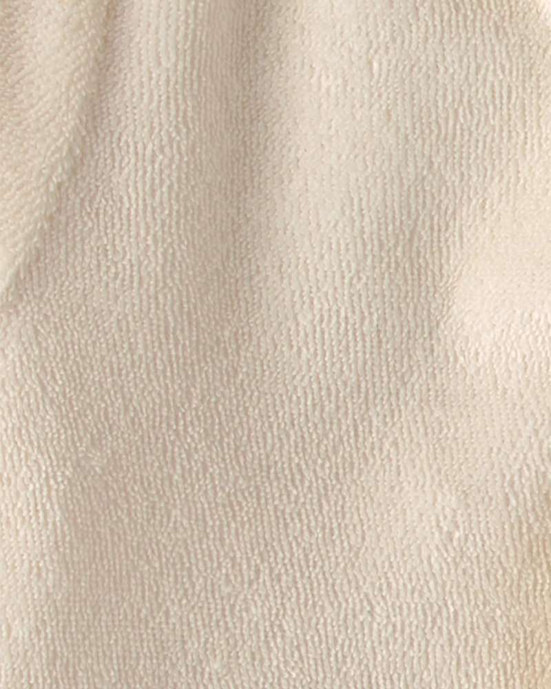 Baby 3-Piece Sheep Terry Short-Sleeve Layering Set - Ivory