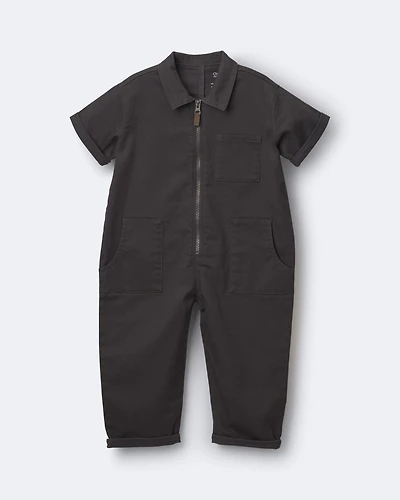 Toddler Day Out™ Jumpsuit - Dark Grey