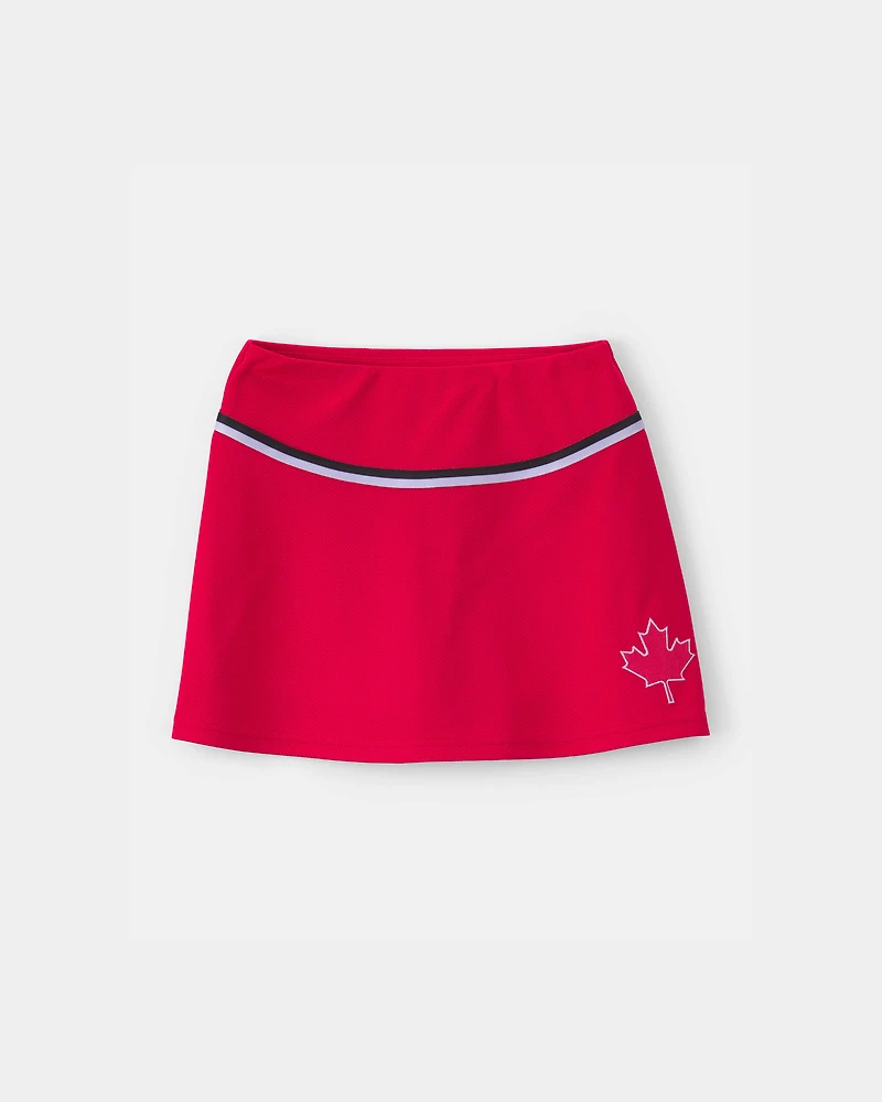 Girls Umbro Canada Active Skort - Red