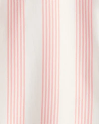 Toddler Girl Striped Loose Fit 2-Piece Pyjama Set - Pink/Ivory