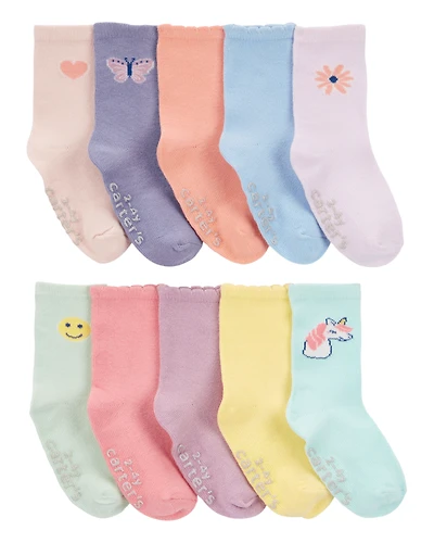 Toddler 10-Pack Crew Socks