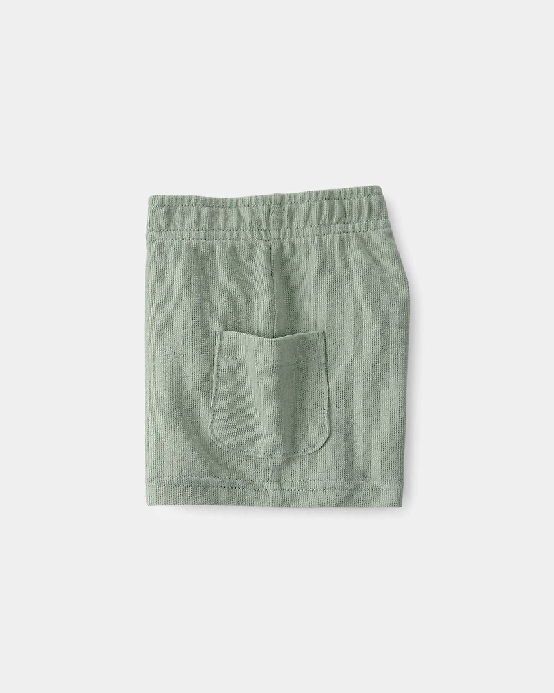 Baby Boy 2-Piece Top & Short Set - Green