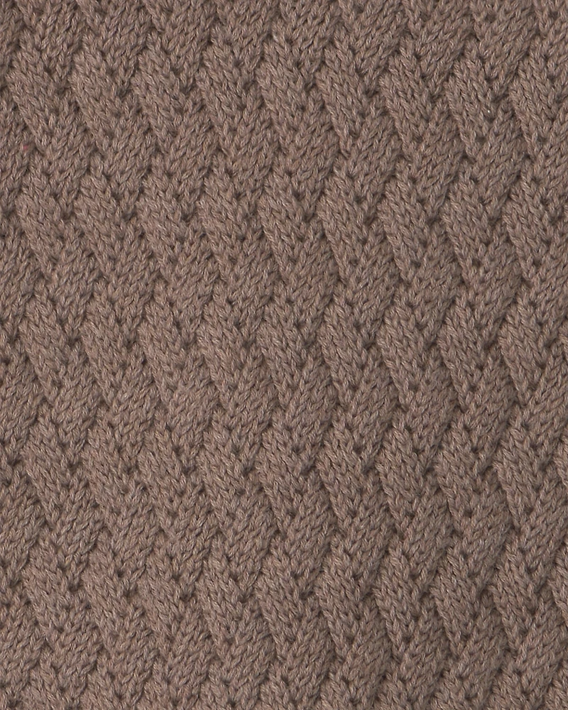 Baby Organic Cotton Sweater Knit Jumpsuit