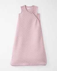 Baby Girl Doubleknit Zip Wearable Blanket Made with Organic Cotton