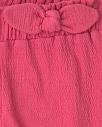 Baby Girl 2-Piece 'Mommy's Mini' Heart Bodysuit & Pant Set - Fuchsia/Cream