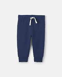 Baby Boy 2-Piece Striped Long-Sleeve Bodysuit & Pant Set - Navy Blue