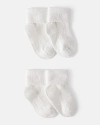 Baby 4-Pack Foldover Booties