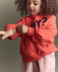 Toddler Girl Otter Pocket Corduroy Jumper - Light Pink