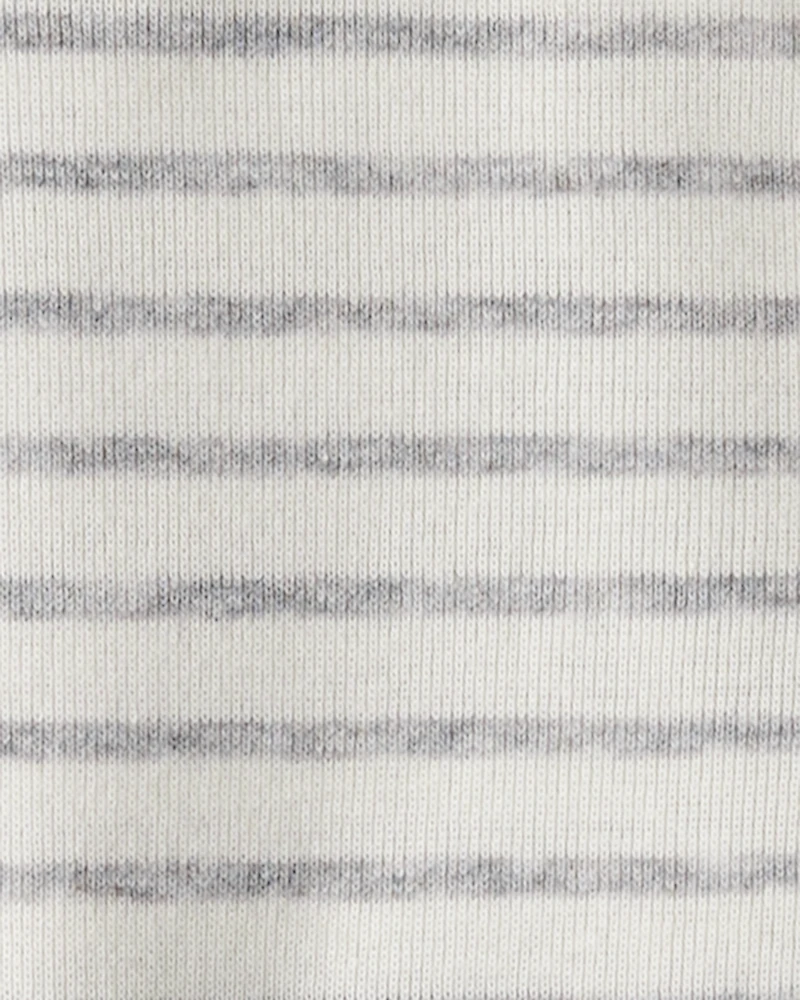 Baby Boy 5-Pack Hippo Multipack Bodysuits - Brown/Blue/White