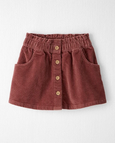 Toddler Girl Organic Cotton Corduroy Skirt