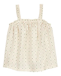 Baby Floral Sleeveless Tank - Ivory
