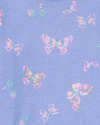 Toddler Girl 2-Piece Butterfly 100% Snug Fit Cotton Pyjamas