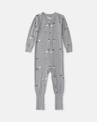 Baby 1-Piece Halloween PurelySoft™ Snug Fit Pyjama - Grey