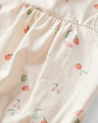 Baby Girl 2-Pack Organic Cotton Bubble Rompers