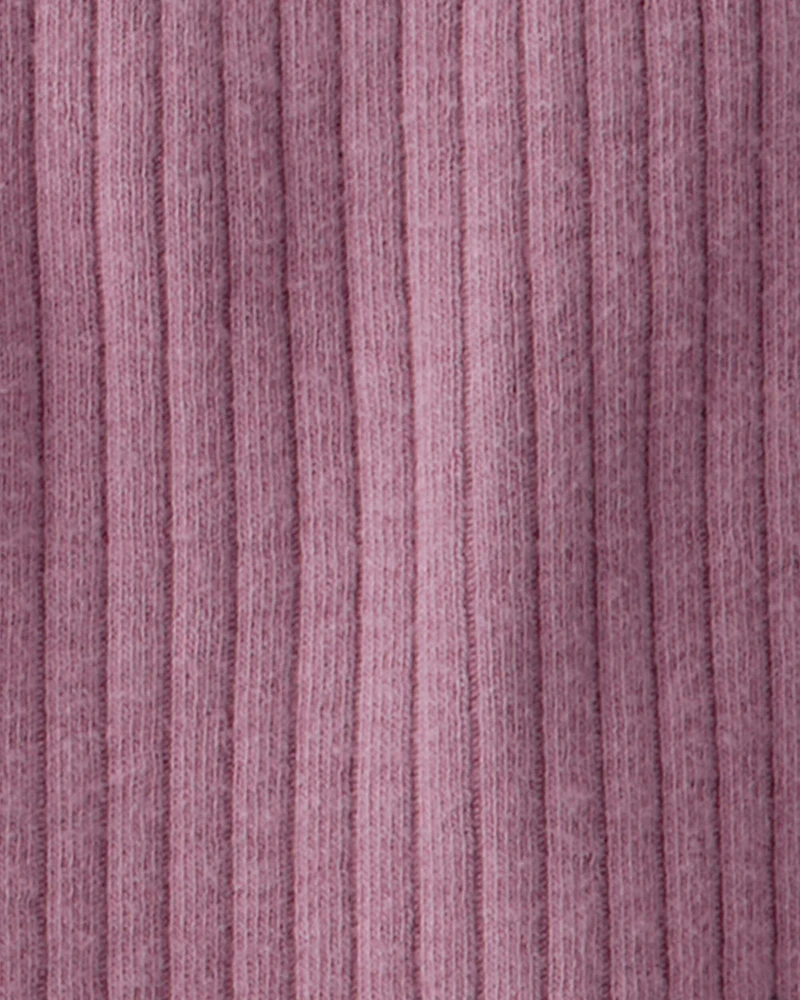 Baby Girl 2-Pack Organic Cotton Rib Leggings