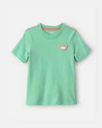 Toddler Boy Crab Graphic Tee - Green