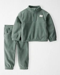Toddler Girl 2-Piece Recycled Microfleece Set