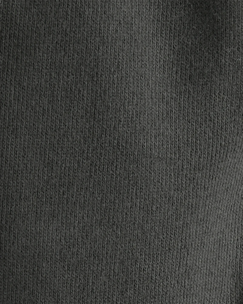 Baby Girl Flutter-Waist Pants - Black