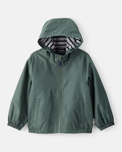 Baby Boy Solid Windbreaker - Green