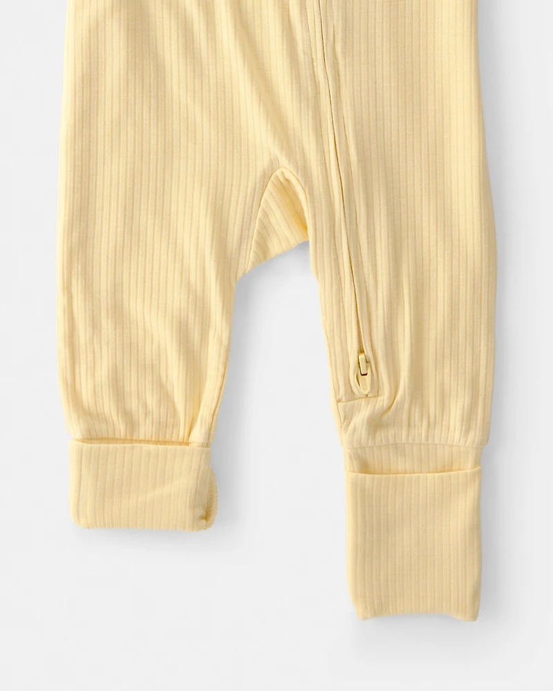 Baby 2-Way Zip PurelySoft Sleeper - Yellow