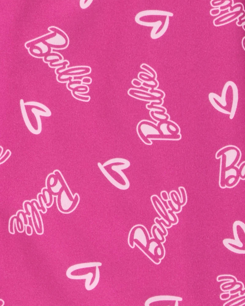 Kid Barbie Coat Style Loose Fit 2-Piece Pyjamas - Pink