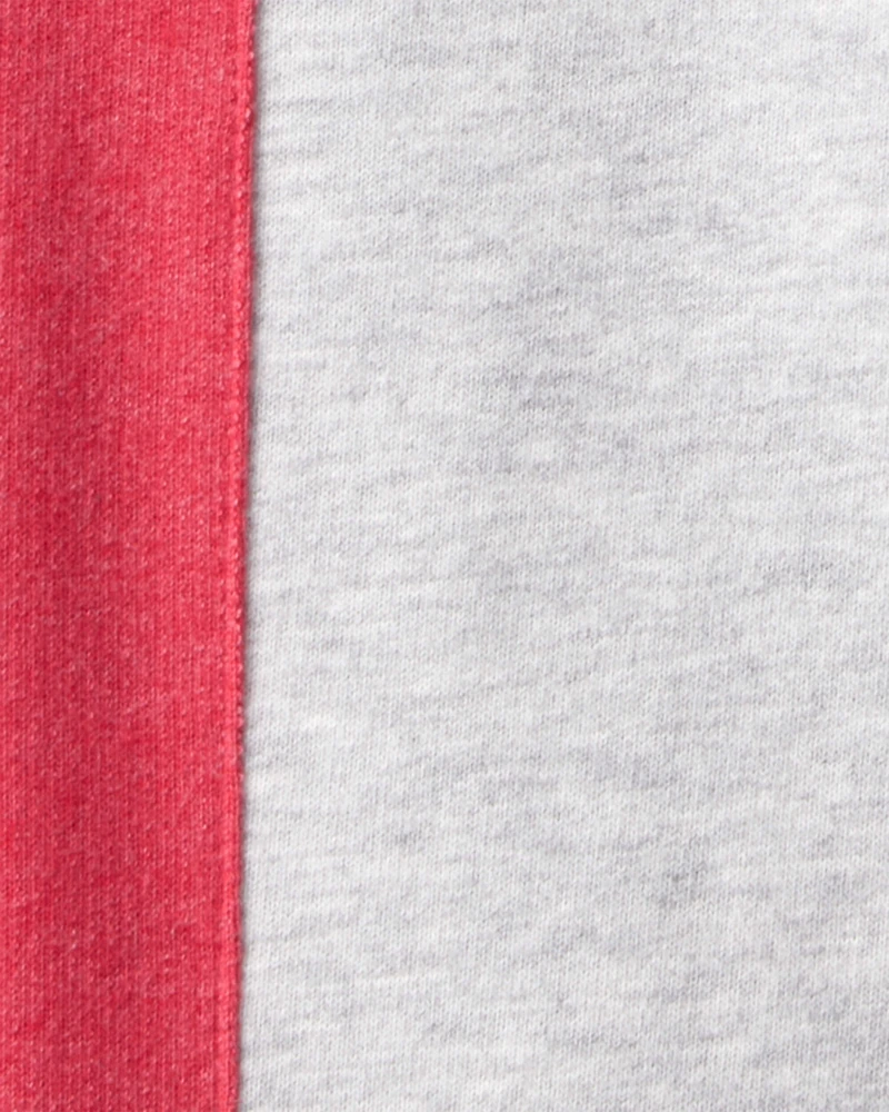 Toddler Boy Striped French Terry Joggers - Gray