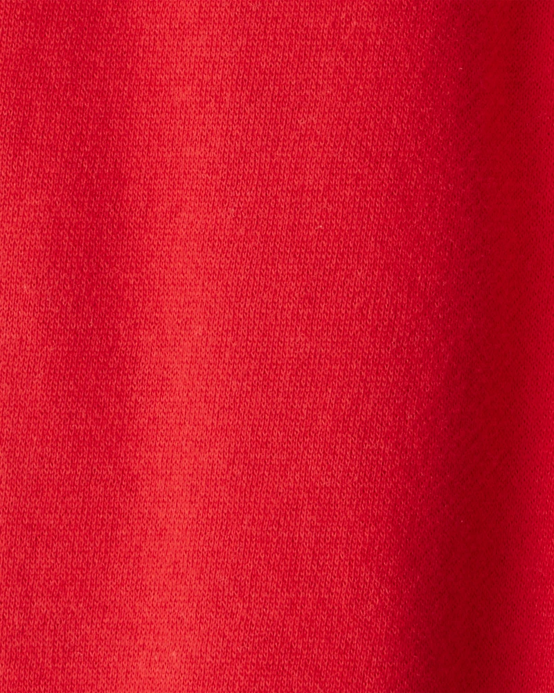 Baby Girl Fleece Pants - Red