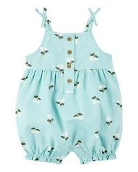 Baby Floral Cotton Romper