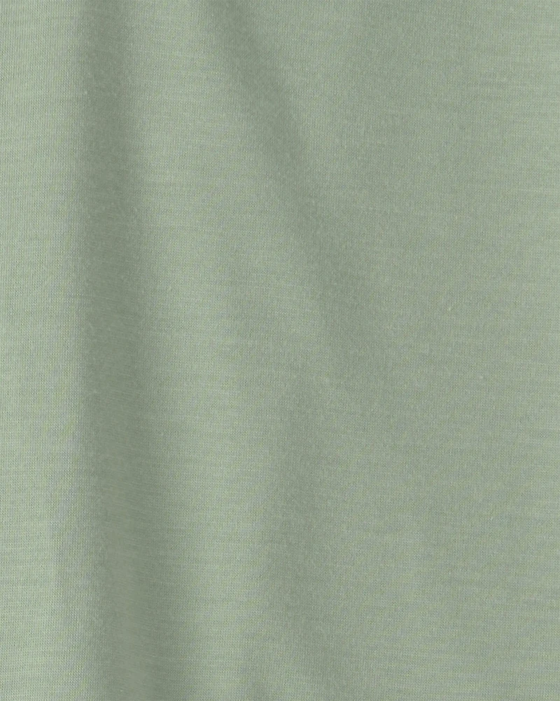 Boys Plaid Loose Fit 2-Piece Pyjama Set - Green