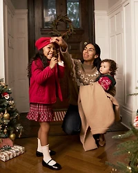 Toddler Girl Long-Sleeve Fashion Peacoat - Red