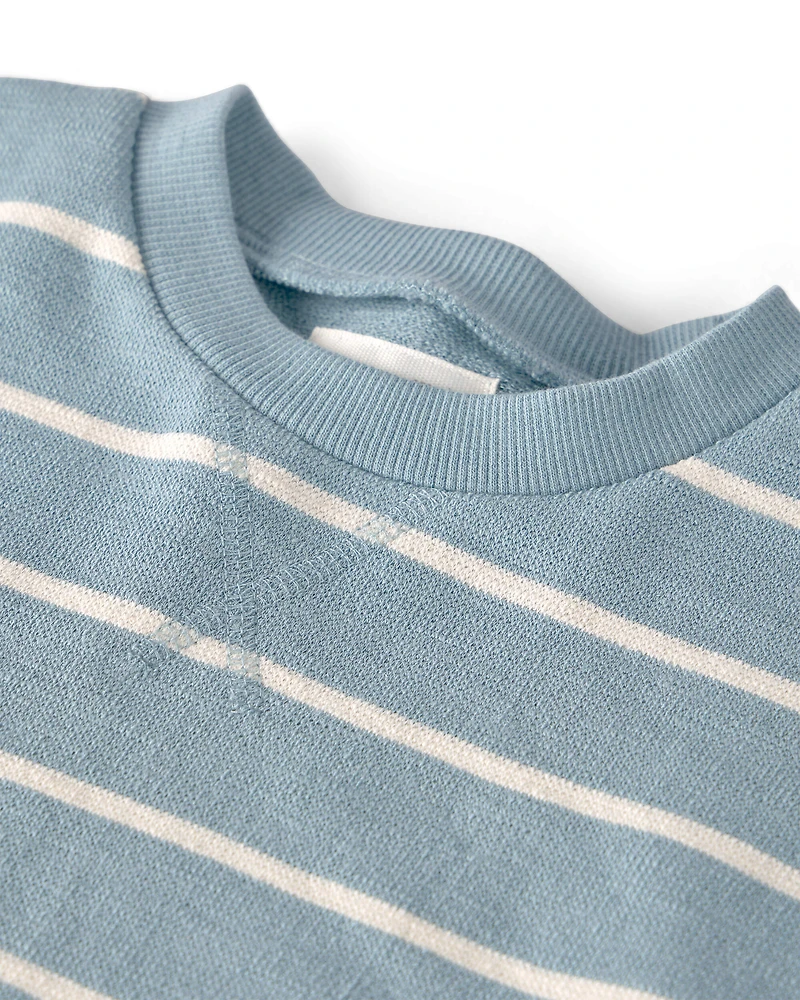 Toddler 2-Piece Organic Cotton Striped Set