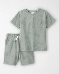 Boys 2-Piece Shorts Set Made with Organic Cotton Sienna Breeze