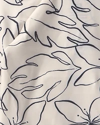 Baby Girl 2-Piece Long-Sleeve Rashguard Swimsuit & Hat Set - Black/Ivory