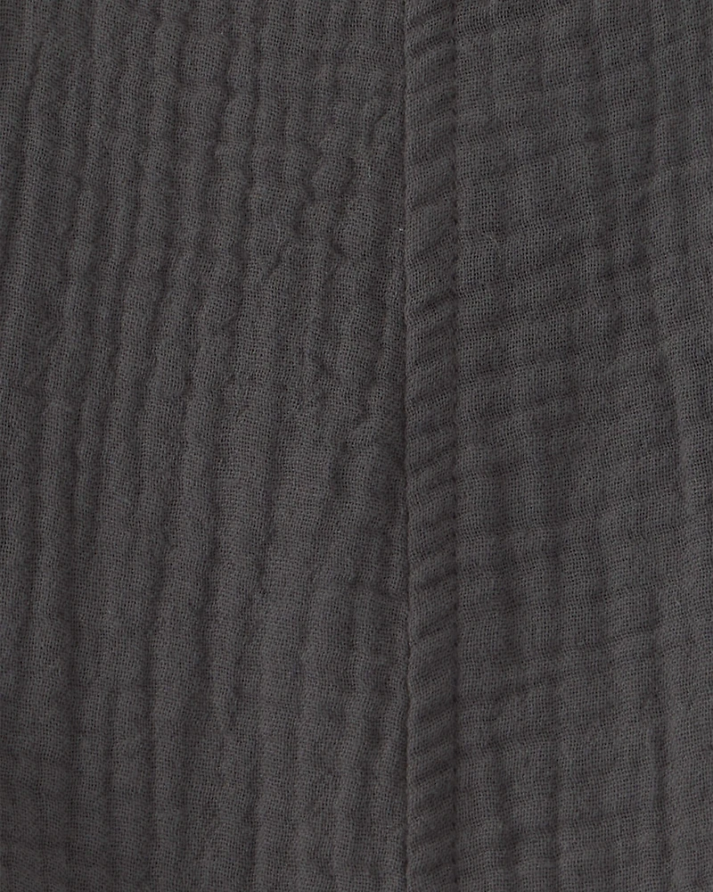 Baby Organic Cotton Gauze Shortalls