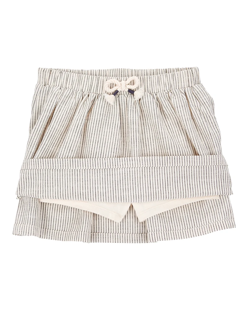 Toddler Striped Pull-On Skort