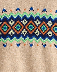 Toddler Boy Sweater - Tan
