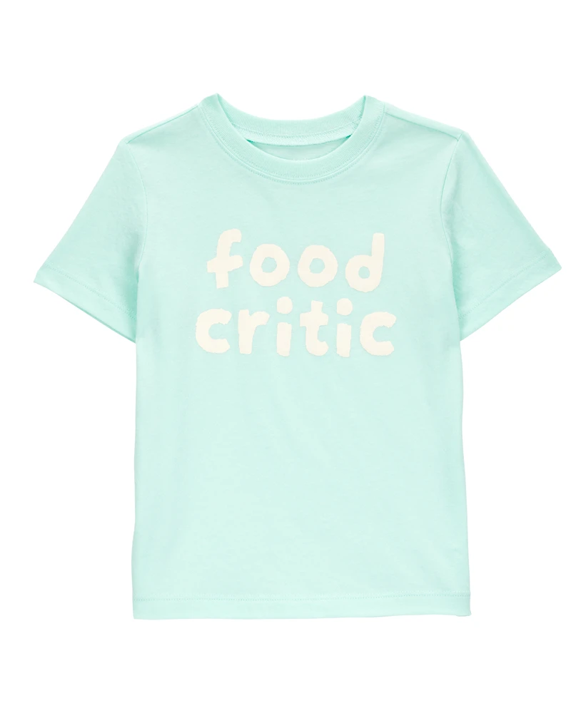 Toddler Boy Food Critic Graphic Tee